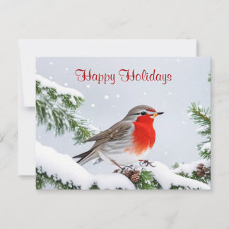 Red Robin Holiday Christmas Postcard