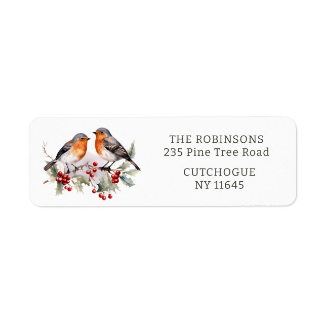 Red Robin Holly Christmas (Front)