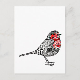 Red Robin Postcard