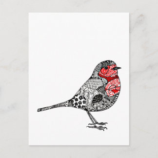 Red Robin Postcard