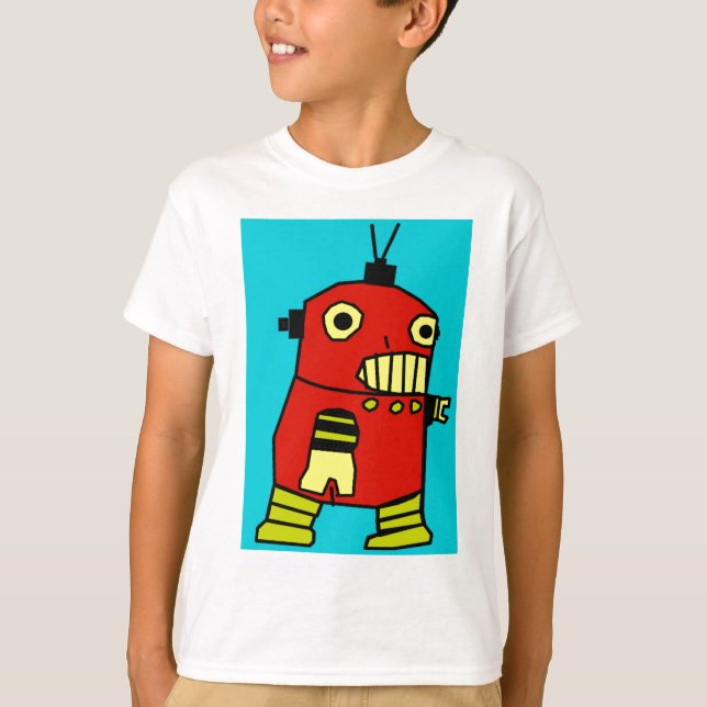 Red Robot T-Shirt (Front)