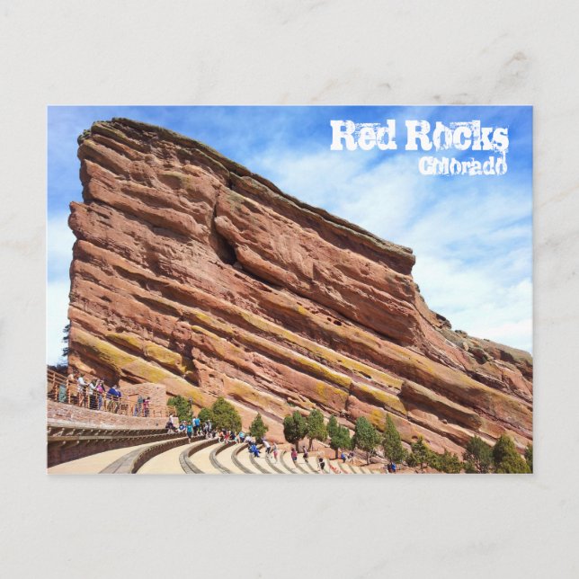 Red Rock Amphitheatre Postcard (Front)