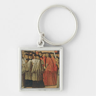 Red rock, c.1895 (oil on canvas) 2 keychain
