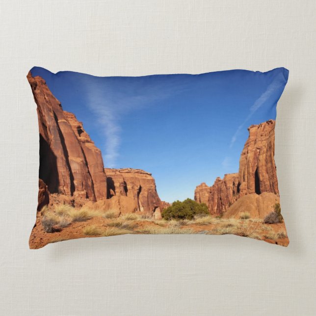 Red Rock Canyon Accent Pillow (Front)