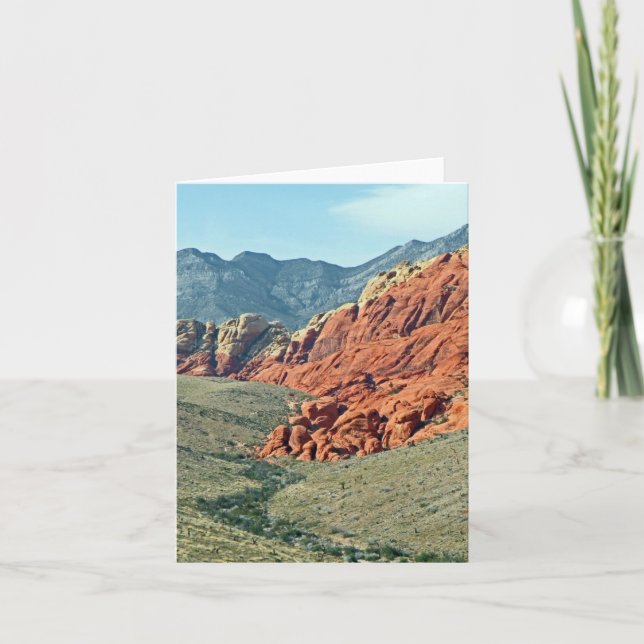 Red Rock Canyon Card (Front)
