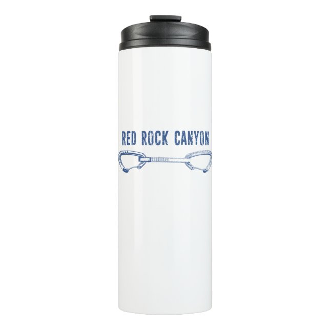 Red Rock Canyon Climbing Quickdraw Thermal Tumbler (Front)