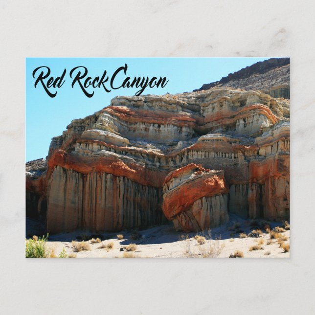 Red Rock Canyon Las Vegas Nevada United States USA Postcard (Front)
