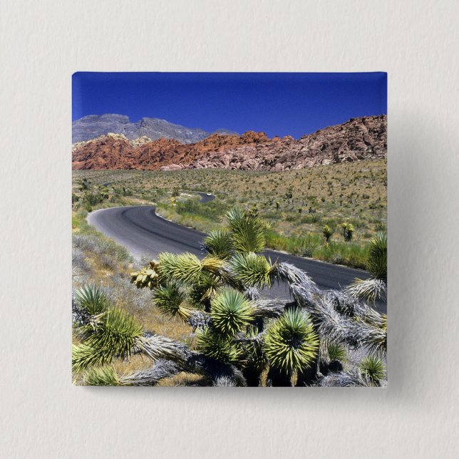 Red Rock Canyon National Conservation Area, Las 2 Inch Square Button (Front)