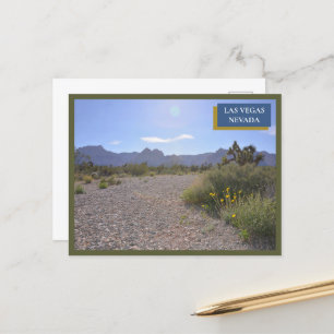 Red Rock Canyon Nature Las Vegas Nevada Desert Postcard