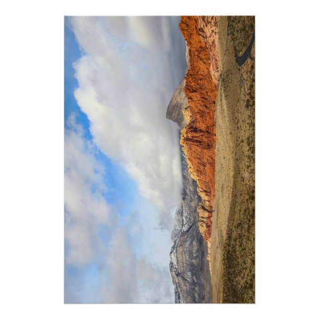 Red Rock Canyon Nevada landscape Photo Print (Front)