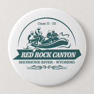 Red Rock Canyon (rafting 2) 4 Inch Round Button