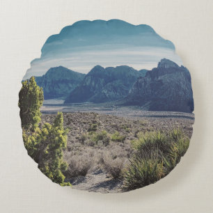 RED ROCK CANYON ROUND PILLOW