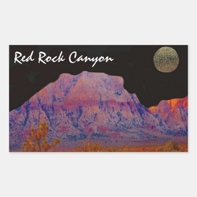 Red Rock Canyon Sticker (Front)