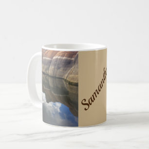 Red Rock Reflection Photo Prescott Arizona Lake Coffee Mug