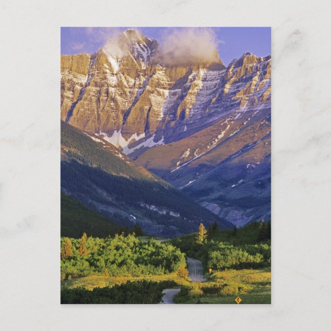 Red Rock Road in Waterton Lakes National Park Postcard (Front)