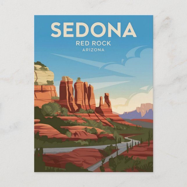 Red Rock, Sedona, Arizona Postcard (Front)