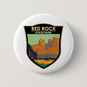 Red Rock State Park Arizona Vintage 2 Inch Round Button