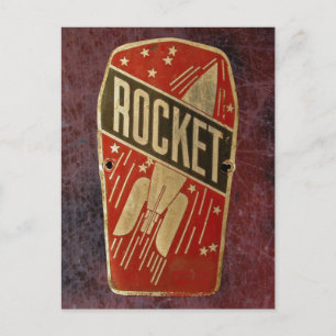 RED ROCKET. POSTCARD