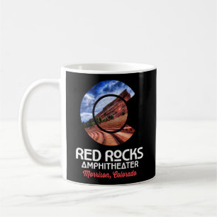 Red Rocks Amphitheater Colorado State Flag Morriso Coffee Mug