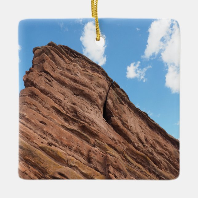 Red Rocks Amphitheatre Morrison, Colorado Ceramic Ornament (Front)