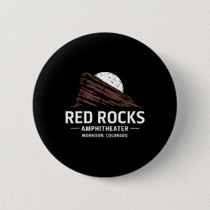 Red Rocks Amphitheatre Morrison Colorado Hiking So 2 Inch Round Button