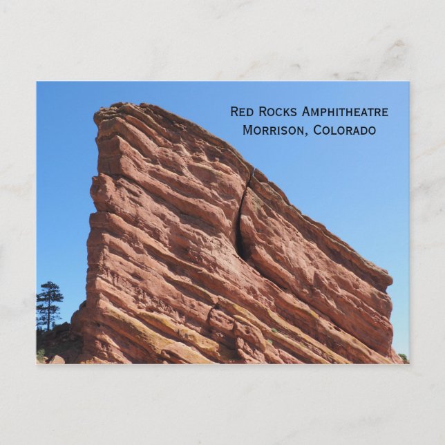 Red Rocks Amphitheatre Morrison, Colorado Postcard (Front)