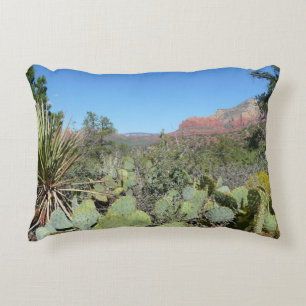 Red Rocks and Cacti I Decorative Pillow