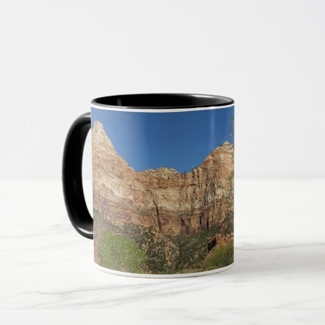 Red Rocks at Zion National Park Photography Mug (Front Left)