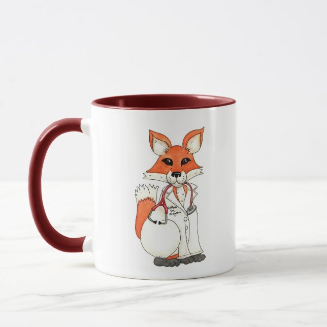 Red Rocks Fox Mug (Gauche)