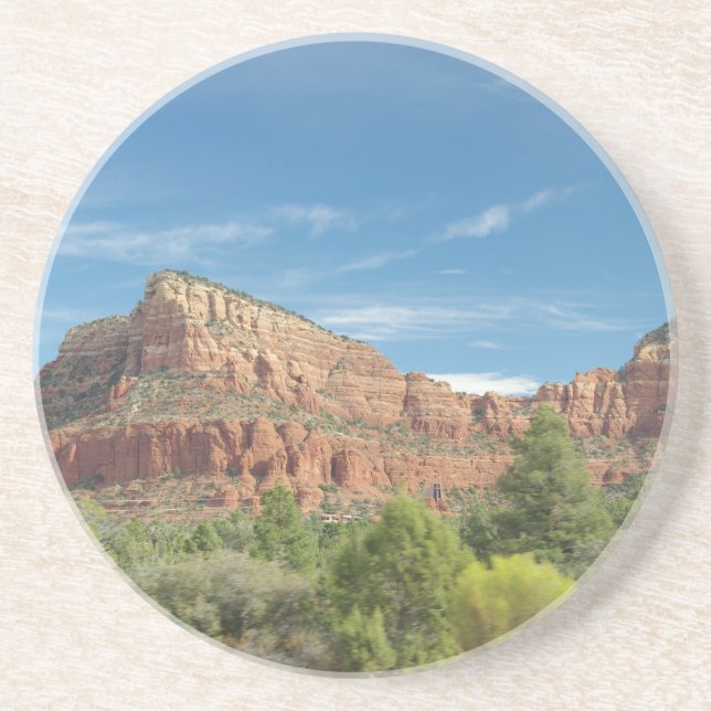 Red rocks in Sedona Coaster (Front)