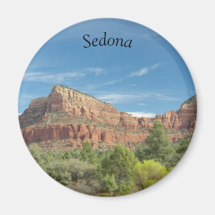 Red rocks in Sedona Magnet