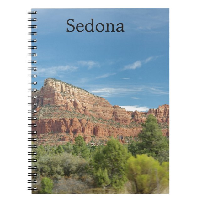 Red rocks in Sedona Notebook (Front)