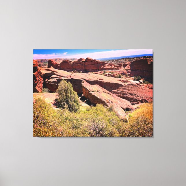 Red Rocks of Colorado  Canvas Print (Front)