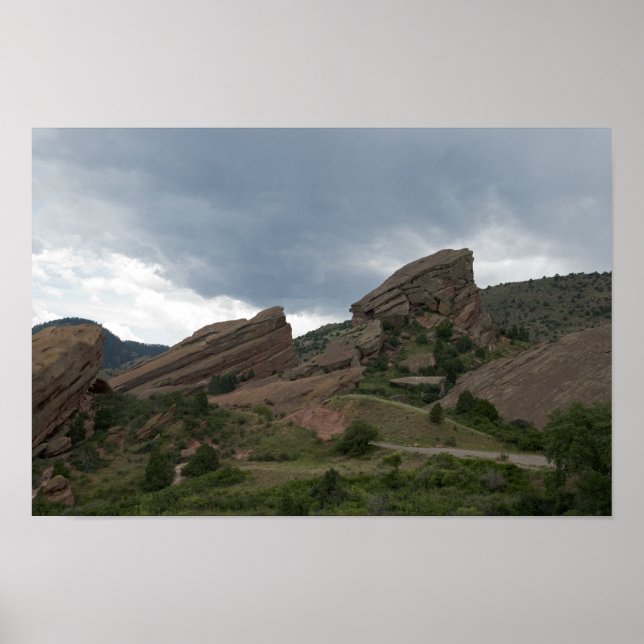 Red Rocks Park Colorado Poster (Front)