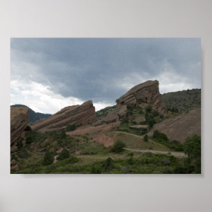 Red Rocks Park Colorado Poster