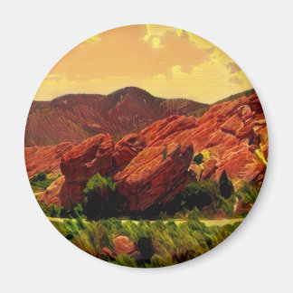 Red Rocks Park Denver Colorado Magnet