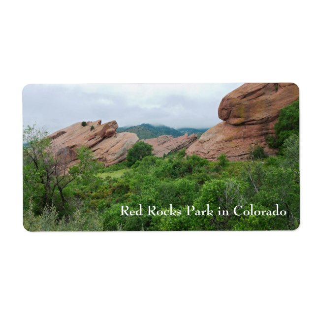 Red Rocks Ridge Mountains and Valley (Front)
