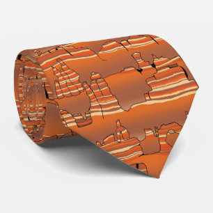 Red rocks tie
