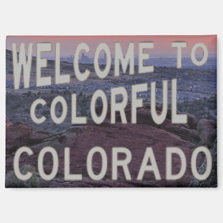 Red Rocks View of Denver Magnet