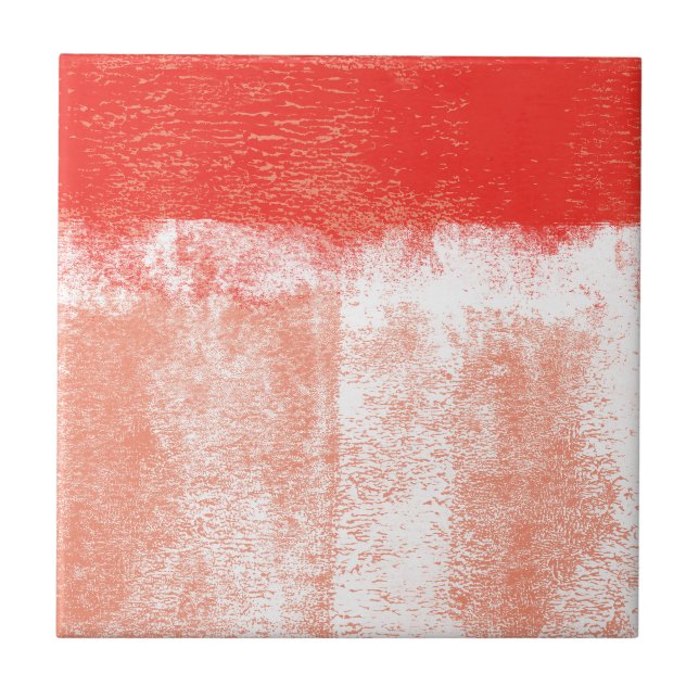 Red rolled paint tile (Front)