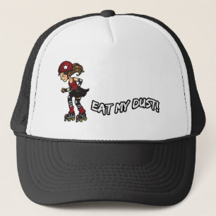Red Rollerderby jammer Trucker Hat