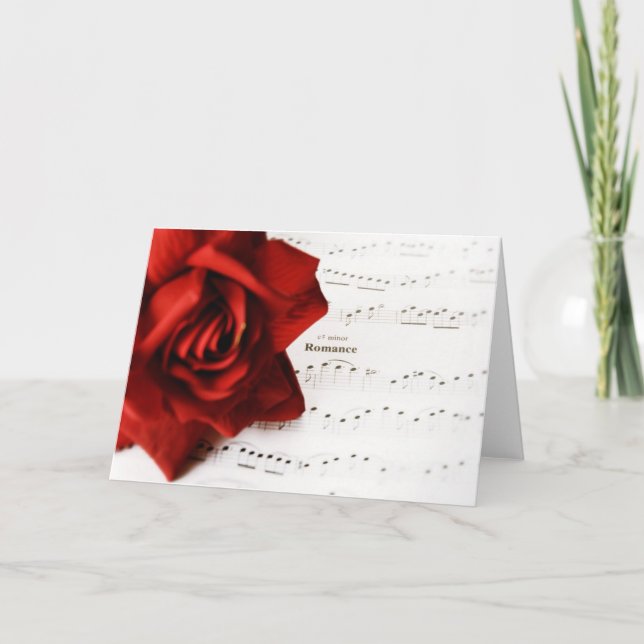 Red Romance Card (Front)