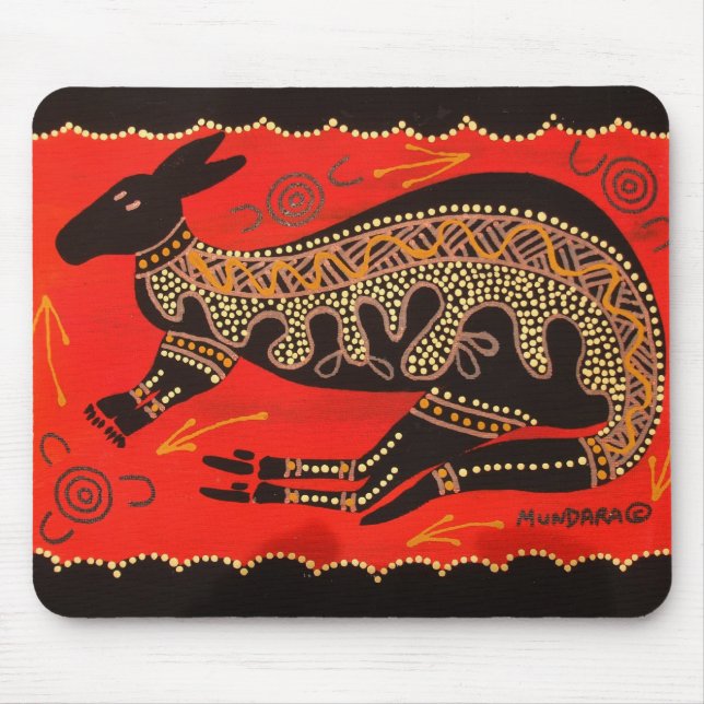 RED ROO MOUSE PAD (Front)