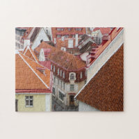 Red Roofs Village Tallinn Estonia Travel Photo