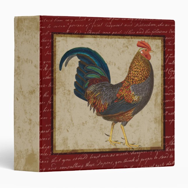 Red Rooster Binder (Front/Spine)