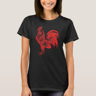 Red Rooster Cool Claw Rooster Strut Red Rooster C T-Shirt