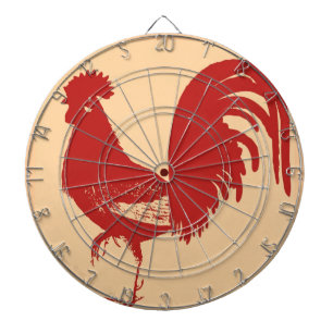 Red Rooster Dartboard