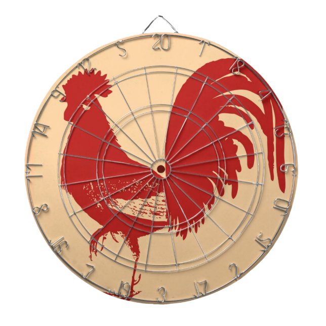Red Rooster Dartboard (Front)