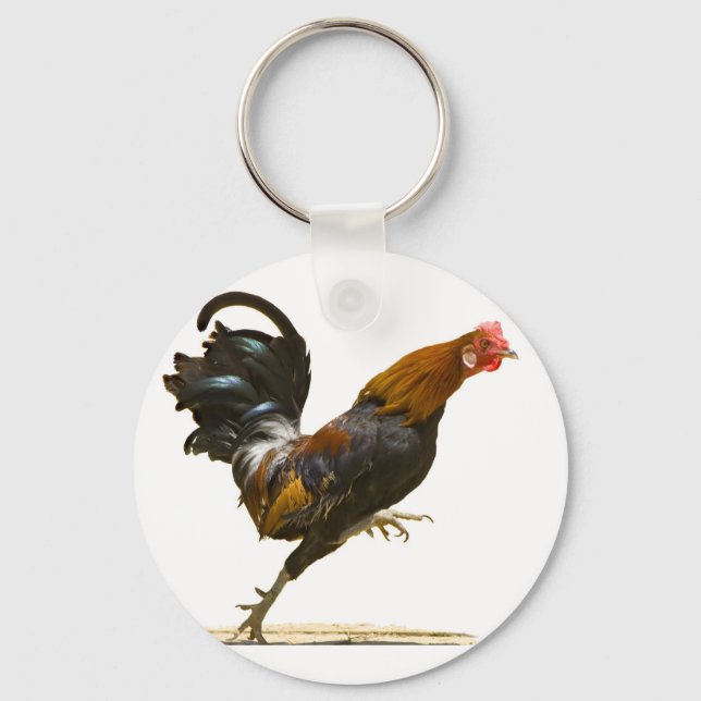 Red Rooster Keychain (Front)