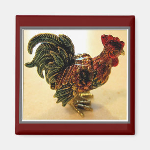 Red Rooster Magnet